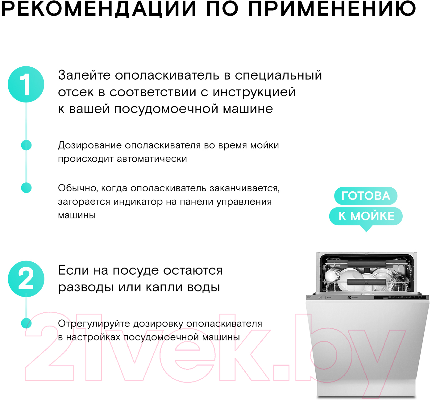 Ополаскиватель для посудомоечных машин Wonder LAB 550мл — фото 7