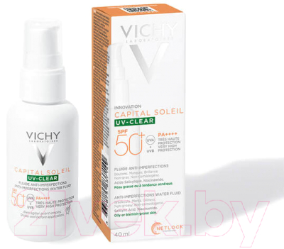 Изображение товара Крем солнцезащитный Vichy Против несовершенств SPF50+ (40мл)