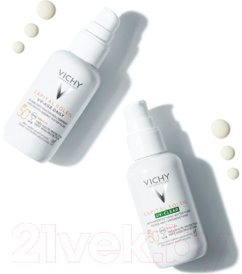 Изображение товара Крем солнцезащитный Vichy Против несовершенств SPF50+ (40мл)