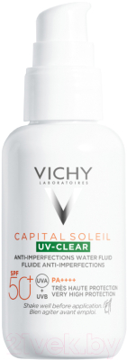 Крем солнцезащитный Vichy Против несовершенств SPF50+ (40мл)