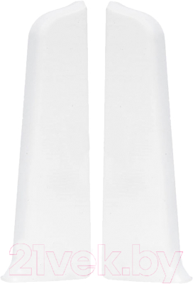 Заглушка для плинтуса Ideal Деконика 001 Белый (5.5см, 2шт флоупак)