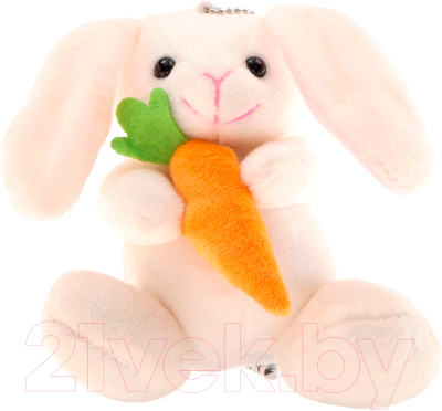 Мягкая игрушка Sima-Land Кролик с морковкой / 7634361