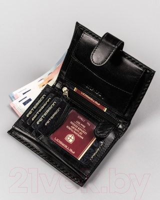 Портмоне Peterson PTN 333Z-CA-6600 (черный)