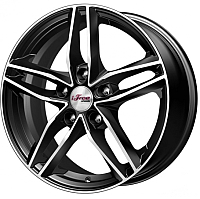Литой диск iFree Moskva (КС689) 16x6.5" 5x112мм DIA 66.6мм ET 38мм Блэк джек