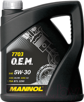 Моторное масло Mannol OEM 5W30 / MN7703-4 (4л)