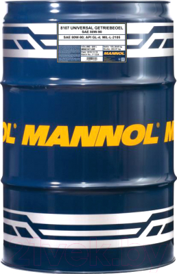 Трансмиссионное масло Mannol Universal 80W90 GL-4 / MN8107-DR (208л)