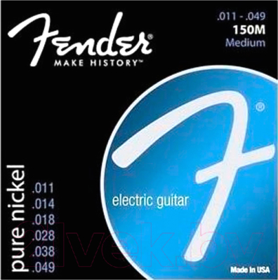 Струны для электрогитары Fender 150M Pure Nckl Ball End 11-49