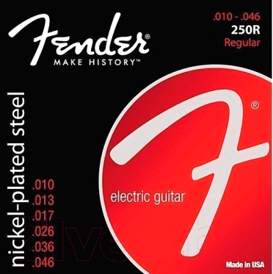 Струны для электрогитары Fender 250R Nps Ball End 10-46