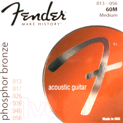 Струны для акустической гитары Fender 60M 13-56