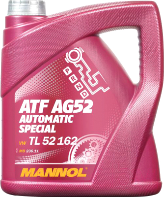Трансмиссионное масло Mannol ATF AG52 Automatic Special / MN8211-4 (4л)