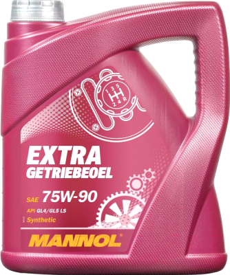 Трансмиссионное масло Mannol Extra 75W90 GL-4/GL-5 LS / MN8103-4 (4л)