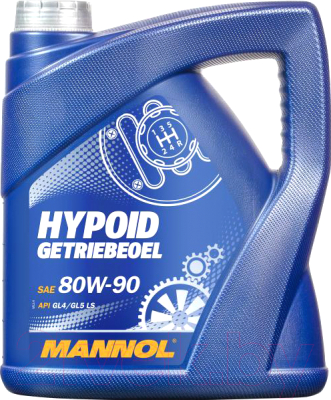 Трансмиссионное масло Mannol Hypoid 80W90 GL-4/GL-5 LS / MN8106-4 (4л)