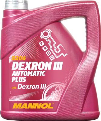 Трансмиссионное масло Mannol ATF Dexron III / MN8206-4 (4л)