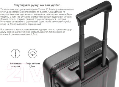 Чемодан на колесах Xiaomi Mi Trolley 90 Points 20 / XNA4001RT (серый)