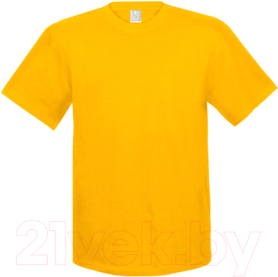 Футболка Sardoba Tekstil Х/б 160гр (p.L, желтый)