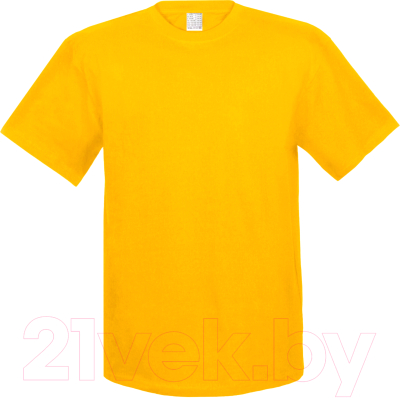 Футболка Sardoba Tekstil Х/б 160гр (p.5XL, желтый)