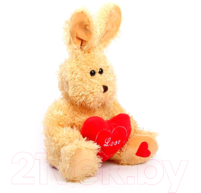 Мягкая игрушка Sima-Land Кролик с сердцем / 7619154