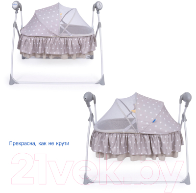 Детская кроватка Simplicity Auto 3020 (Gray Stars)