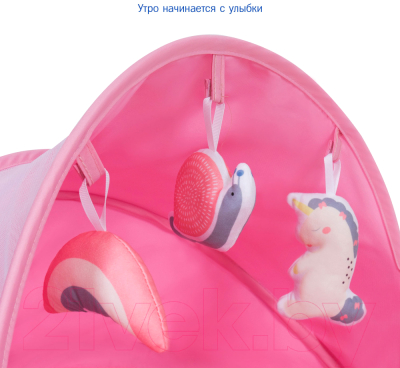 Детская кроватка Simplicity Auto 3020 (Pink Circles)
