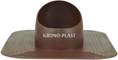 Выход вентиляционный на крышу Krono-Plast Eco KPG H500мм D150мм На гибкую черепицу (темно-коричневый)