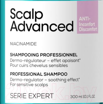 Шампунь для волос L'Oreal Professionnel Scalp Advanced регулирующий баланс чувствительной кожи головы (300 мл)