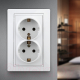 Миниатюра изображения товара Розетка INTRO Plano 1-205-01 / Б0053915 (белый)
