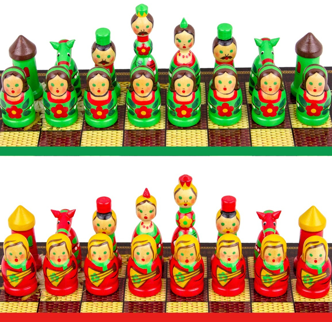 Шахматы Брестская Фабрика Сувениров В виде русских матрешек / ch_kids — фото 2