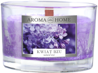 Свеча Aroma Home Scented Candle Lilac Flower Ароматическая (115г) - 
