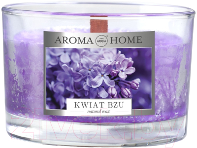 Свеча Aroma Home Scented Candle Lilac Flower Ароматическая (115г)
