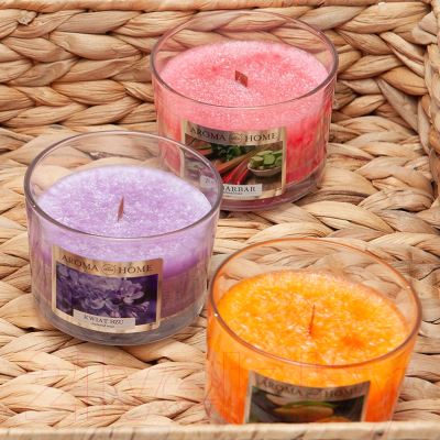 Свеча Aroma Home Scented Candle Lilac Flower Ароматическая (115г)