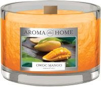 Свеча Aroma Home Scented Candle Mango Ароматическая (115г) - 