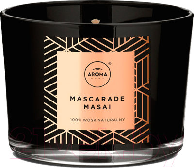 Свеча Aroma Home Scented Candle Mascarade Masai Ароматическая (115г)