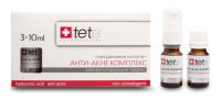 Ампулы для лица TETe Cosmeceutical Гиалуроновая кислота+Анти-Акне комплекс (3x10мл) - 