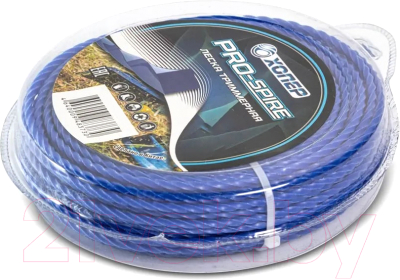 Изображение товара Леска для триммера Хопер Pro-Spire квадрат 4.0мм 3LB 125м (синий)