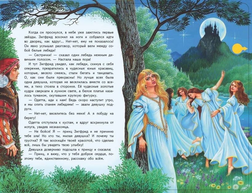 Музыкальная книга Эксмо Лебединое озеро + музыка П.И. Чайковского, твердая обложка — фото 3