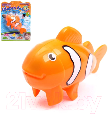 Игрушка для ванной Sima-Land Рыбка клоун / 5553939