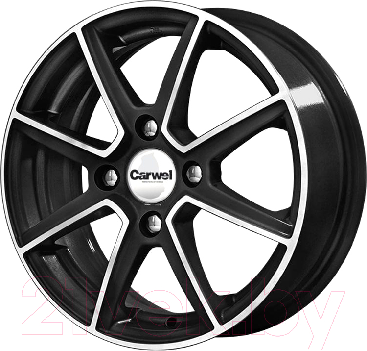 Литой диск Carwel Каппа 14x5.5" 4x98мм DIA 58.6мм ET 38мм AB