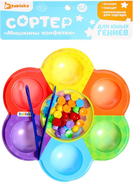 Сортер Zabiaka Мишкины конфетки / 4004710