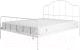 Двуспальная кровать Князев Мебель Афина АФН.160.190.Б (белый муар) - 