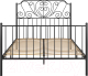 Двуспальная кровать Князев Мебель Венера ВН.160.190.Ч (черный муар) - 