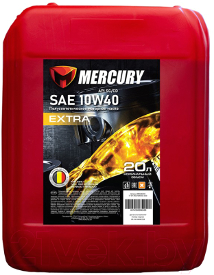 Моторное масло Mercury Auto 10W40 SG/CD / MR1040200 (20л)