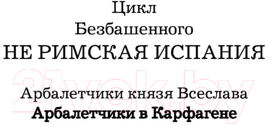 Художественная книга АСТ Арбалетчики в Карфагене (Безбашенный) — фото 2