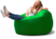 Бескаркасное кресло Kreslomeshki Классик Big / KO-150x110Z (темно-зеленый) - 