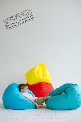 Бескаркасное кресло Kreslomeshki Классик Kids / KO-100x80Y (яблоко)