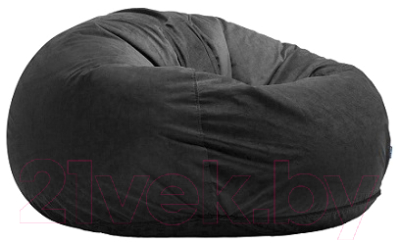 Бескаркасное кресло Kreslomeshki Классик Teenager / KV-120x90-CH (черный)