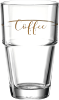 Стакан для горячих напитков LEONARDO Solo Coffee / 043468 (прозрачный) - 