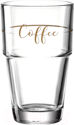 Стакан для горячих напитков LEONARDO Solo Coffee / 043468 (прозрачный)