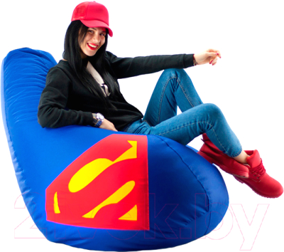 Бескаркасное кресло Kreslomeshki Груша XL / SG-125x85-S (Супермен)