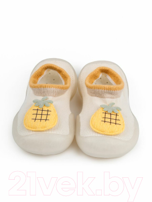 Носки детские Amarobaby First Step Pure Pineapple / AB-OB21-FSPC2BE/03-23 (бежевый, р. 23)