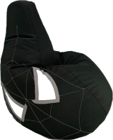 Бескаркасное кресло Kreslomeshki Груша XXL / SG-130x90-CH (Человек-паук – враг в отражении) - 